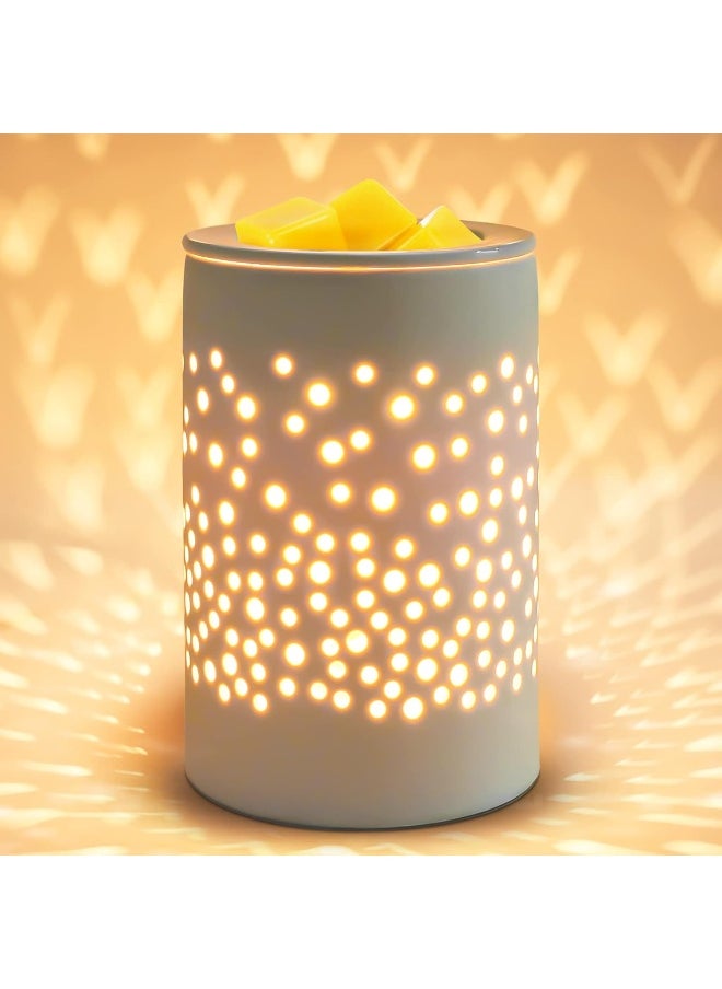 Bobolyn - Ceramic Electric Oil Burner Wax Melts Burner Warmer Melter Fragrance Oil Burner For Home Office Bedroom Living Room Gifts And Decor - Image 1