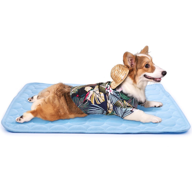 2pcs Pet Cooling Blanket Breathable Dogs Cats Sleeping Mat 40cm - Image 5