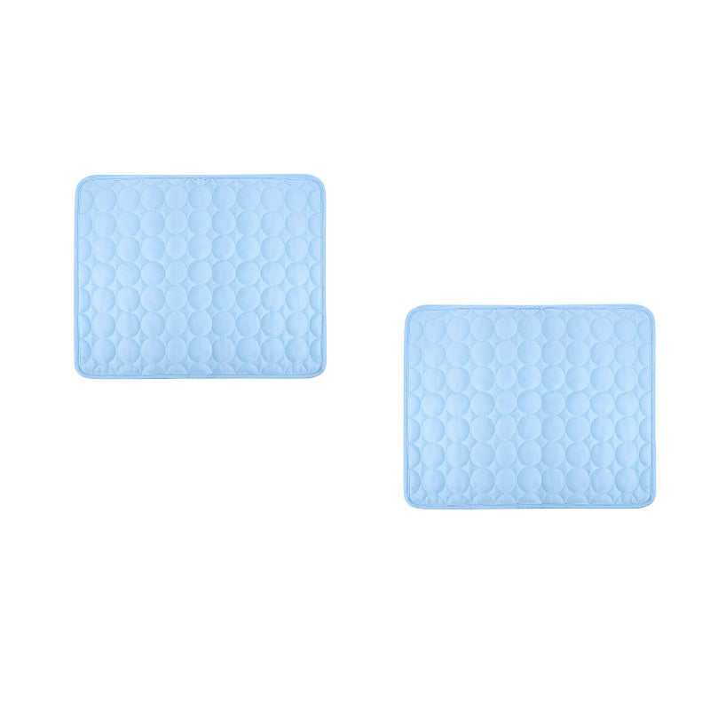2pcs Pet Cooling Blanket Breathable Dogs Cats Sleeping Mat 40cm - Image 1