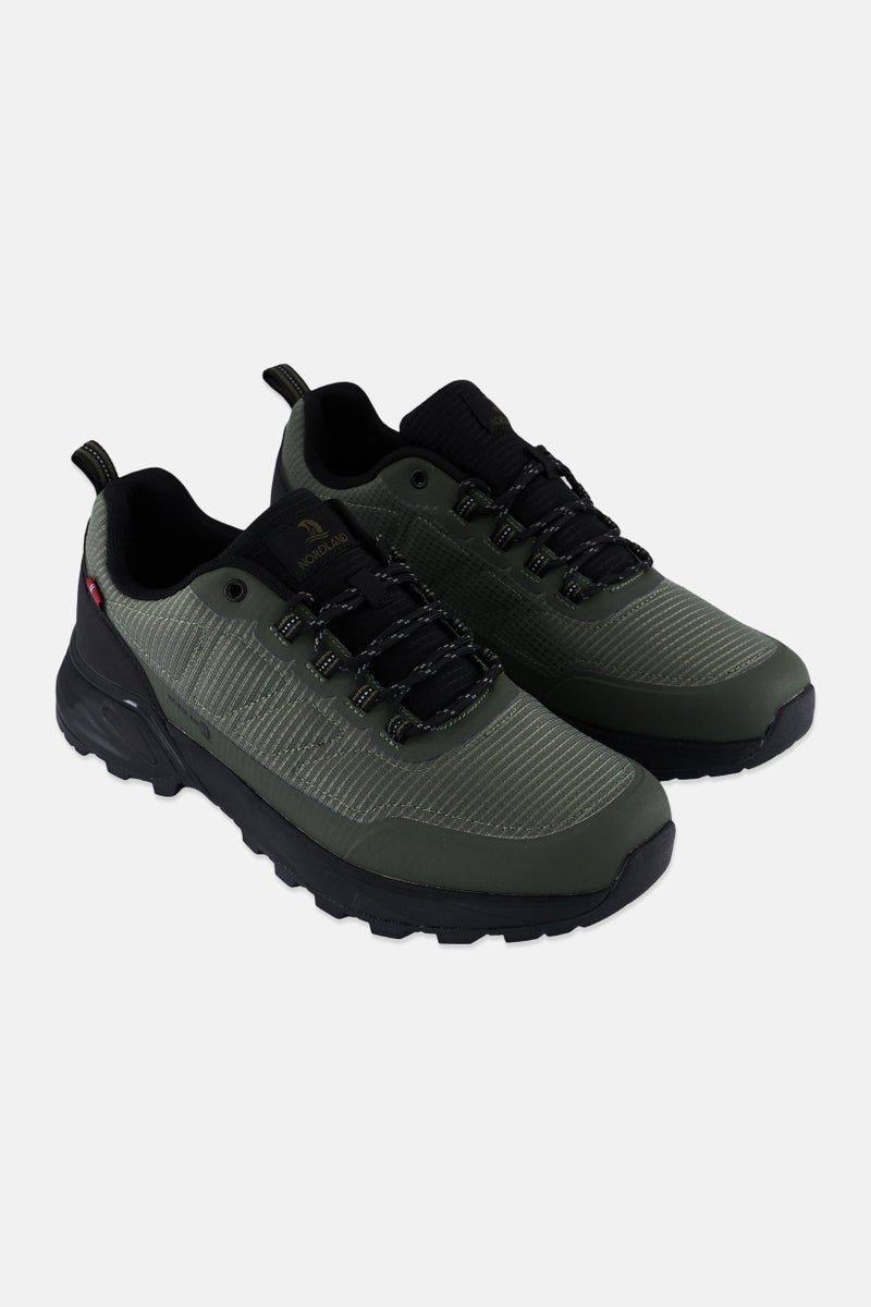 Nordland حذاء كاجوال رجالي مزود بشعار العلامة التجارية، أسود - Image 1