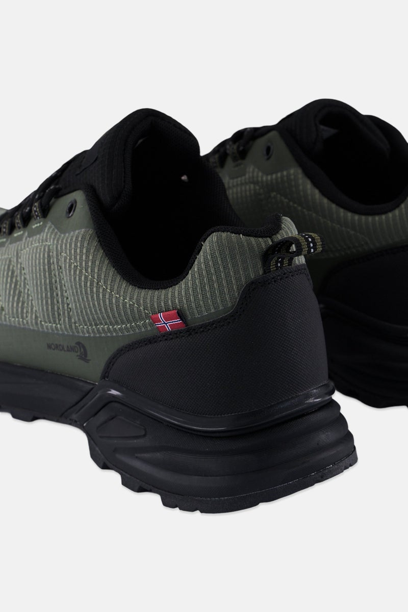 Nordland حذاء كاجوال رجالي مزود بشعار العلامة التجارية، أسود - Image 2