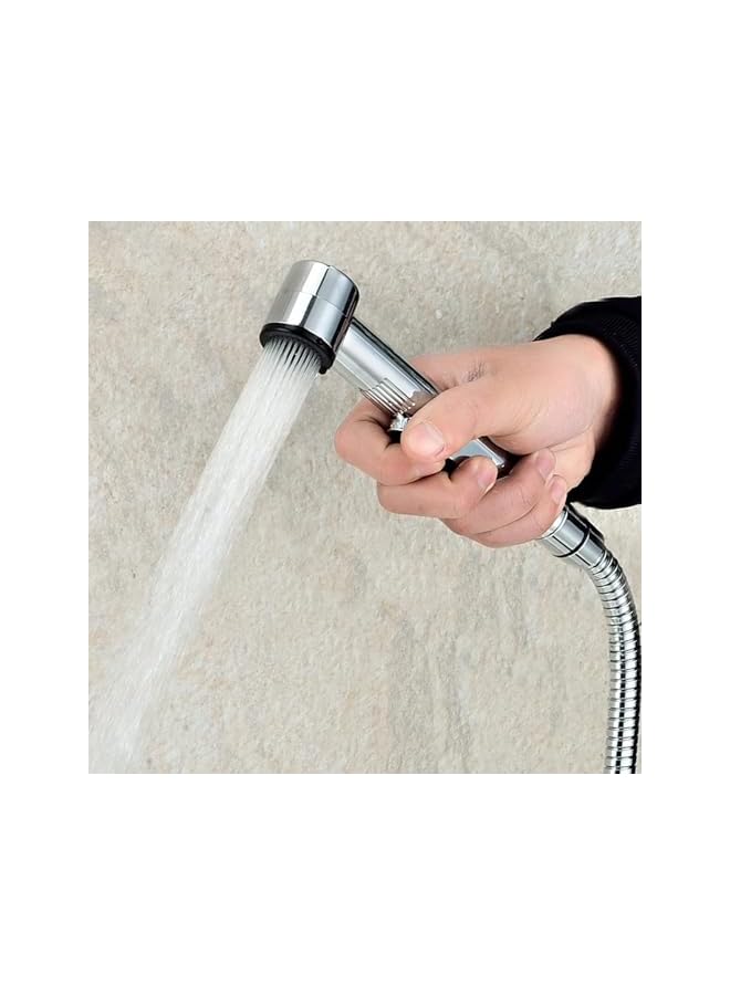 The Bros رشاش بيديت للمرحاض، صنبور بيديت للحمام لرش تنظيف المرحاض رأس دش خرطوم مع حامل لغسل الملابس الشخصية، حفاضات، دوش - Image 5