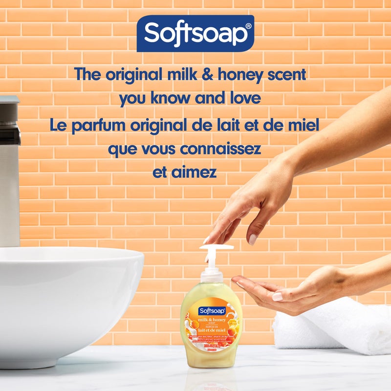Softsoap Naturals Moisturizing Liquid Hand Soap, Milk & Honey - 7.5 fl oz - Image 3