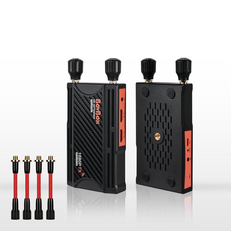 SOLARAE Wireless HDMI Transmitter and Receiver, 1080P Full HD Wireless HDMI Extender Kit, 990FT Range, HDMI Loop Out, IR Control for TV, Projector, Camera - Image 1