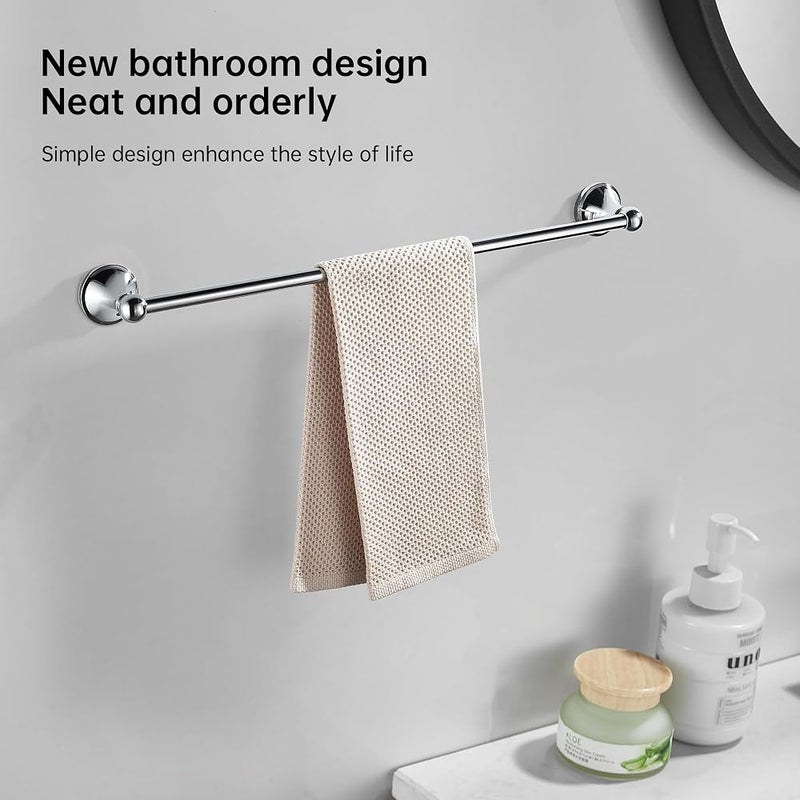 BRIMIX Bath Towel Rack Wall Mounted Towel Bar Bathroom Hardware Accessories Towel Holder - Image 5