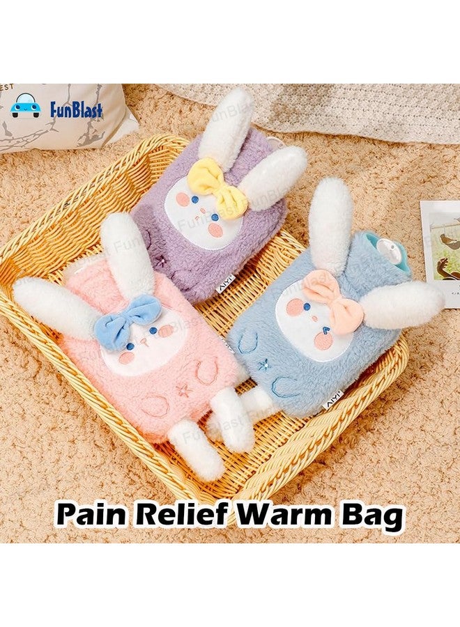 FunBlast FunBlast Hot Water Bag with Soft Cover for Pain Relief - Heating Pad Hot Water Bottle & Rubber Bottle for Hot Water Bag for Pain Relief, Bottle, Heating Bag - 1000 ML (Random Color) - Image 5