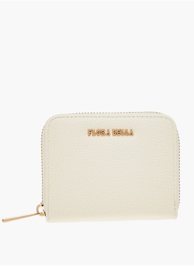 Flora Bella By Shoexpress Womens Textured Zip Around Wallet  - Image 1