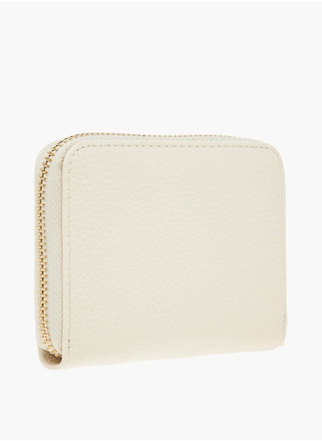 Flora Bella By Shoexpress Womens Textured Zip Around Wallet  - Image 2