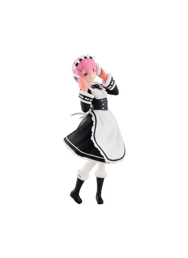 GOOD SMILE COMPANY Re:Zero Ram Ice Season Version Pop up Parade Figure by Good Smile Company 