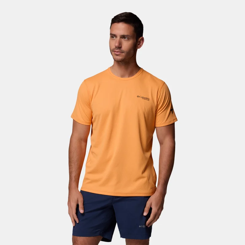 Columbia Orange Men's Summit Valley Hiking Shirt for Men | Best Price UAE