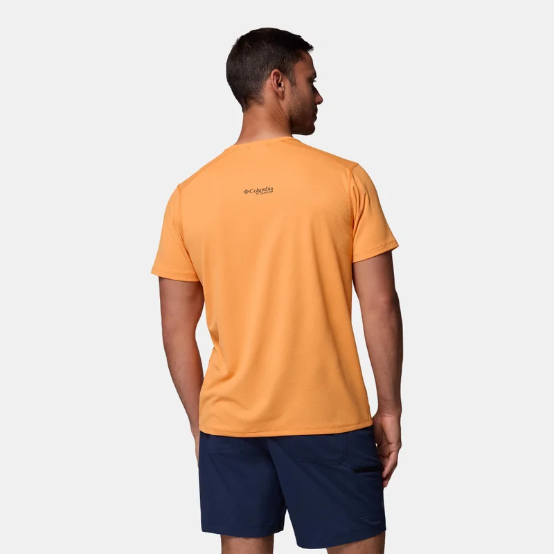 Columbia Orange Men's Summit Valley Hiking Shirt for Men | Best Price UAE