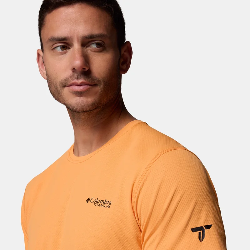 Columbia Orange Men's Summit Valley Hiking Shirt for Men | Best Price UAE