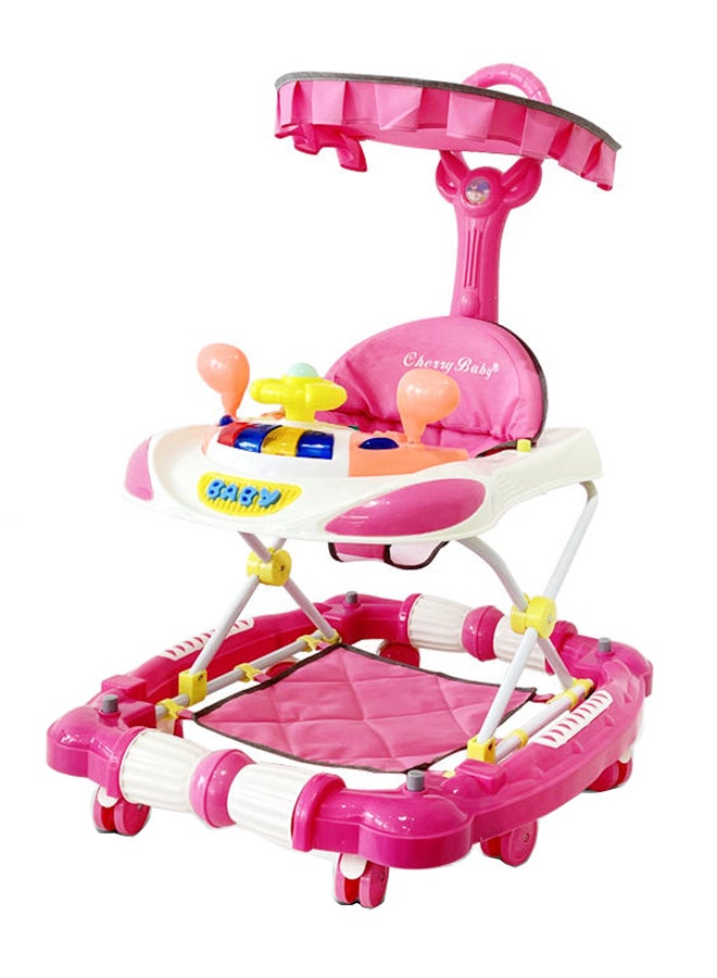 kiddoz عربة أطفال - وردي