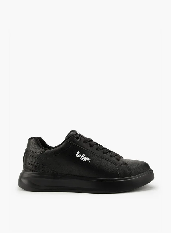 Lee Cooper Men's Solid Lace-Up Sneakers