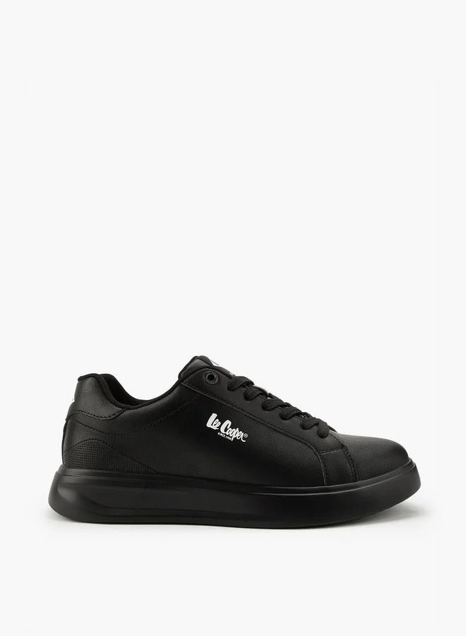 Men's Solid Lace-Up Sneakers