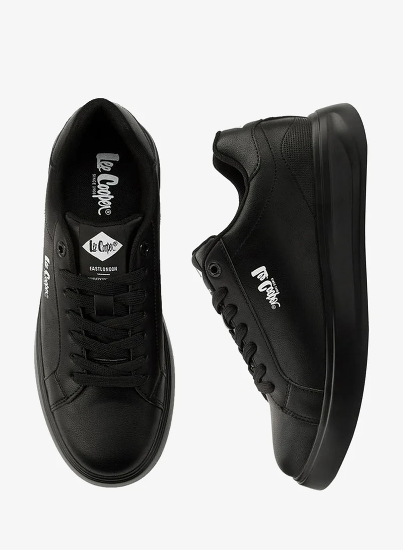 Lee Cooper Men's Solid Lace-Up Sneakers