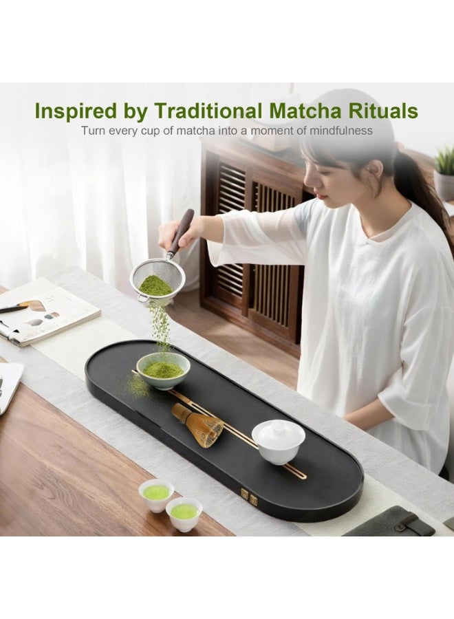 Arabest 3pcs Matcha Sifter - Precision 30-Mesh Stainless Steel Fine Powder Strainer, Wooden Handle, 3-Inch Small Metal Sieve for Tea Ceremony & Cocoa, Hand Wash Recommended - Image 5