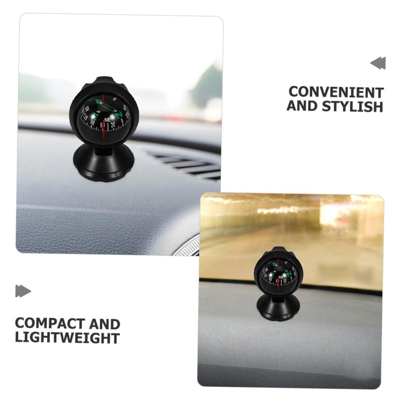 2Pcs Adhesive Car Dashboard Compass for Automotive Boat Windshield Accurate Positioning - Image 4