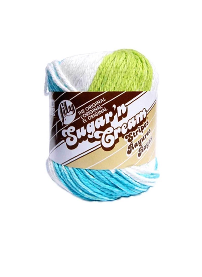 Lily Lily Sugar'n Cream Yarn - Stripes Mod  - Image 1