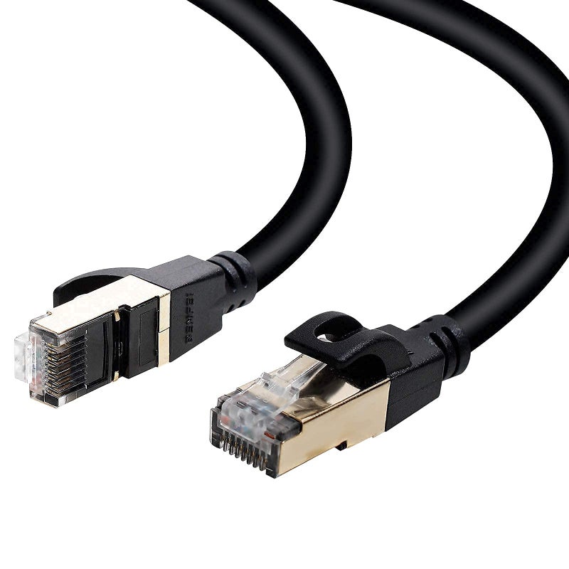 Benfei Ethernet Cable, BENFEI Cat6 Gigabit Ethernet Cable, LAN RJ45 Cable 1000Mbps Compatible for PS4, Xbox One, Smart TV, Switch, Router, Patch Panel (3 M/10ft) - Image 1