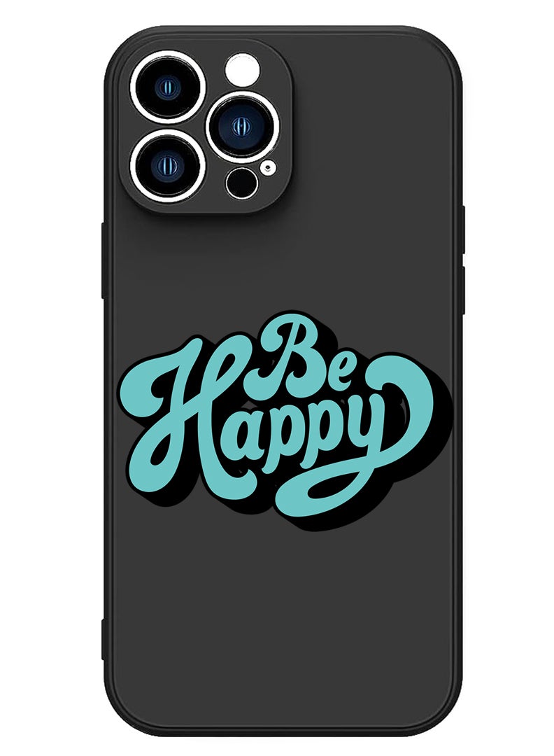 Theodor Protective Slim Fit Case Liquid Silicone Cover with Full Body Protection Anti-Scratch Shockproof Case For iPhone 14 Pro Black  - FORZA124 Nirvana - Image 1