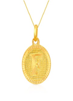 Malabar Gold and Diamonds 22k 916 Purity Gold Pendant for Women EMPN121FY  - Image 1