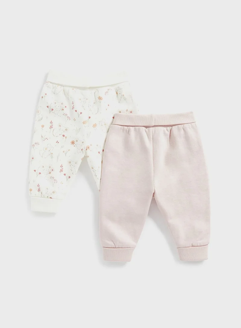 mothercare Infant 2 Pack Assorted Sweatpants