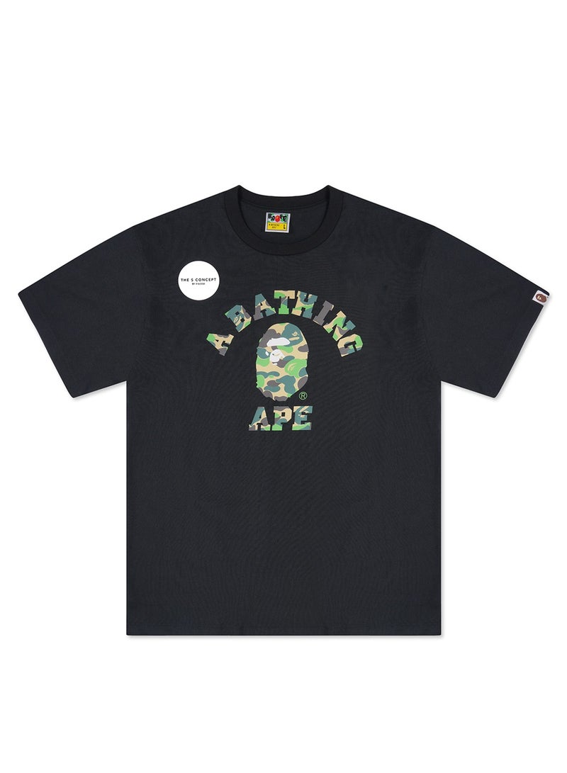 بايب تي شيرت بيب إيه بي سي كامو كوليدج (SS21) أسود وأخضر - Image 1