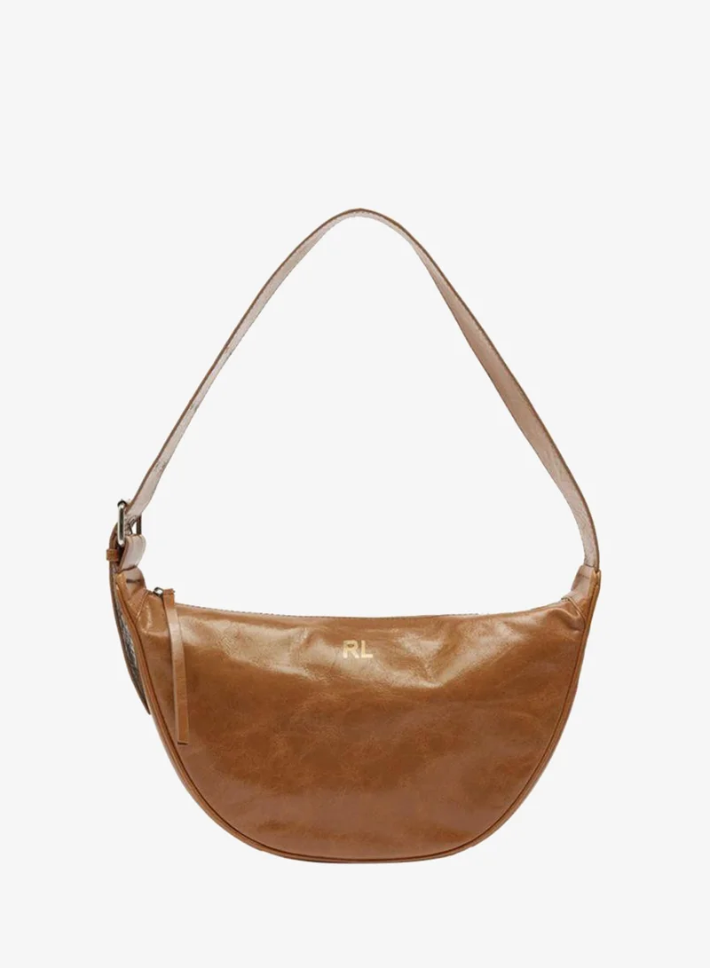 PARFOIS Leather Hobo Bag With Studs