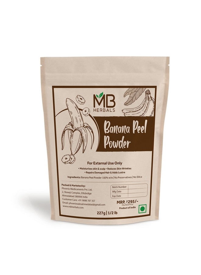 MB Herbals Banana Peel Powder | External Use Only | Repairs Damaged Hair | Adds Luster