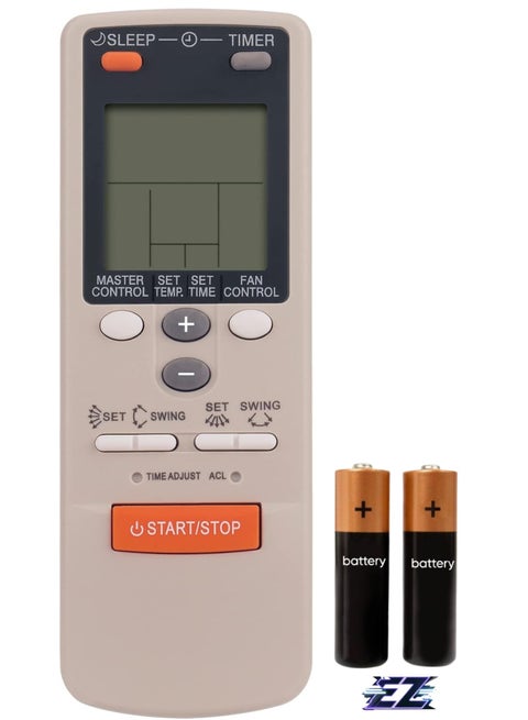 Replacement Remote Control Air Conditioner AR-JW2 AR-DB2 AR-JW5 AR-DB4 AR-DB6 ASU9C1 AR-FB2 AR-DB7 AR-HG1 ASU12C1 ARJW5 ARDB2 ARDB4 ARDB6 ARFB2 ARDB7 HG1 with battery