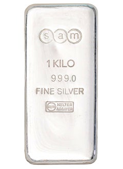 SAM 1kg Pure Silver Bar 999.0 - 1 Kilogram