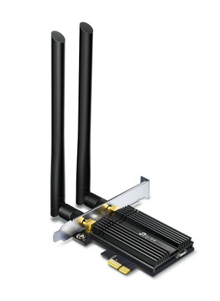 TP-Link Archer TX50E AX3000 Wi-Fi 6 Bluetooth 5.2 PCIe Adapter for PC with Heat Sink, MU-MIMO, Ultra-Low Latency, Supports Windows 11/10(64bit) Only, Two High-Gain Dual Band Antennas - pzsku/Z7545D6107CC5D8697DB6Z/45/_/1736238288/b2cdae70-a2e7-46d0-b6b0-fb1a1fdee5ca
