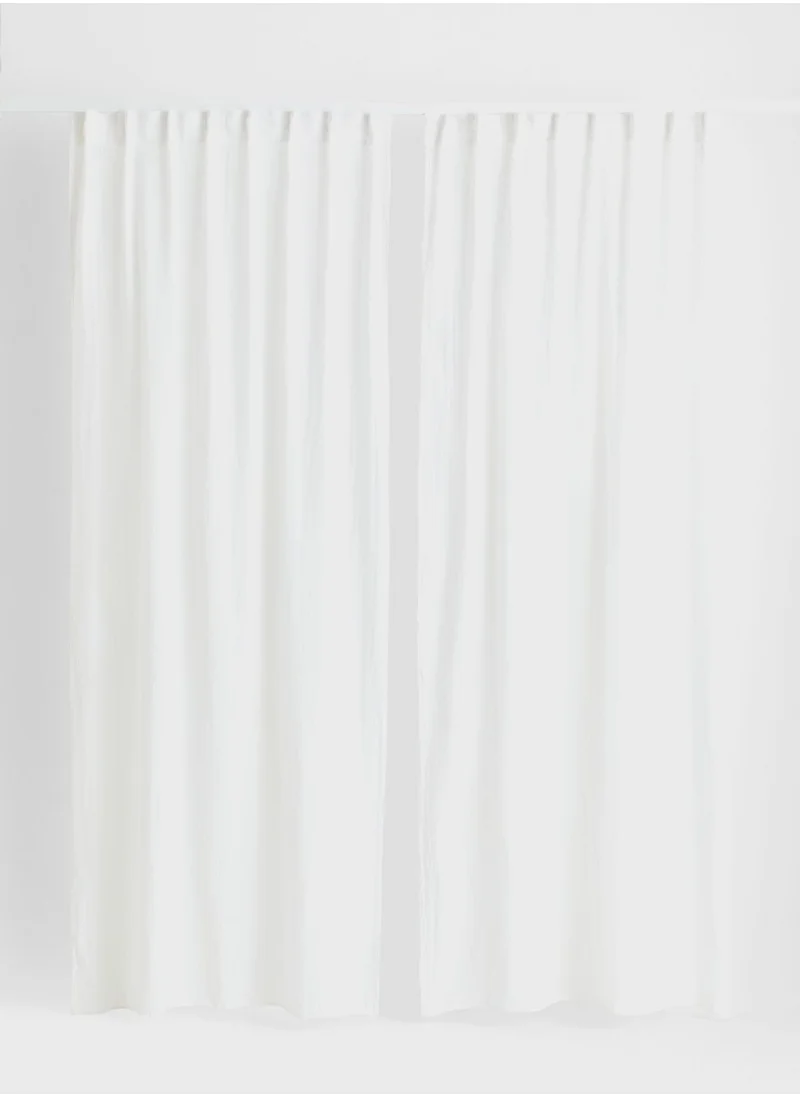 H&M 2-Pack Multiway Linen-Blend Curtains 120X250