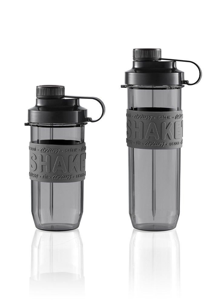 أرزوم Shaken Take Compact Persnal Blender And Smoothie Maker High Build Quality 570ml and 400 ml tritan bottles. 500 W AR1032-b Black 570.0 ml 500.0 W AR1147 Black - Image 3