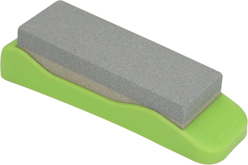 Zoov Sharpening Stones Whetstone Set with Plastic Base & Non-Skid Bottom – Knife & Tool Sharpener | 1Pcs - Image 1