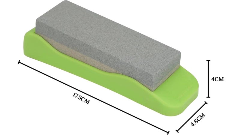 Zoov Sharpening Stones Whetstone Set with Plastic Base & Non-Skid Bottom – Knife & Tool Sharpener | 1Pcs - Image 3