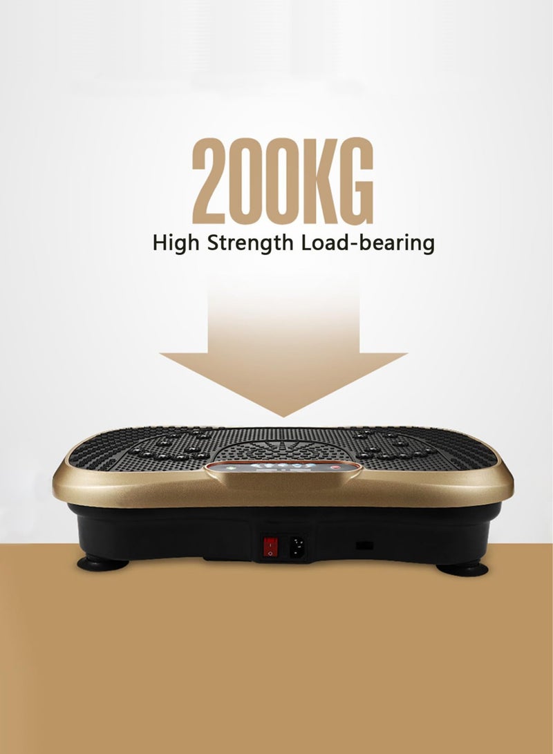 Arabest Vibration Plate Exercise Machine, Vibration Fitness Exercise Machine for Home Use, Whole Body Motion Vibration Platform for Weight Loss & Toning, With Remote Control & Balance Straps, 400lb Max Load - Image 3