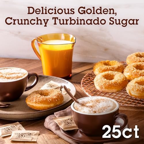 IN THE RAW Sugar In The Raw Turbinado Cane Sugar Packets, 25 Ct, Pure, All-Natural Turbinado Sugar, Non-GMO Project Verified, Kosher, Vegan and Gluten Free - Image 2