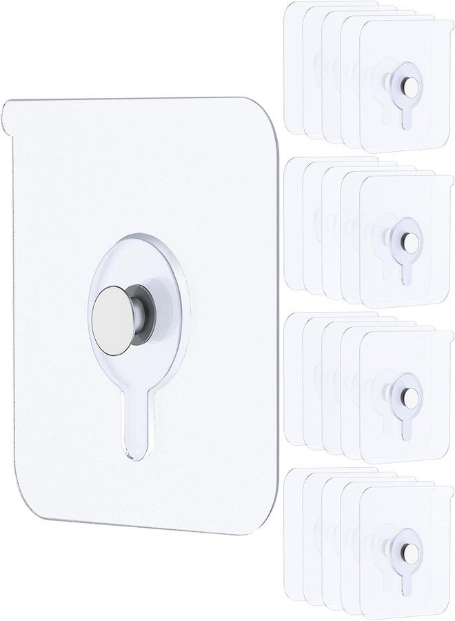 VARENYYA Self Adhesive Hooks for Hanging | Heavy Duty Adhesive Wall Hooks for Wall Heavy Items | Sticker Screw Wall Hook Without Drilling, Nail Free Wall Hooks for Clothes Towels (Frame Hook, 10-pcs) - Image 1