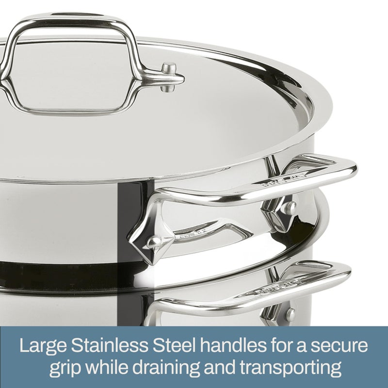 All-Clad E414S564 5-Quart Steamer - Image 4