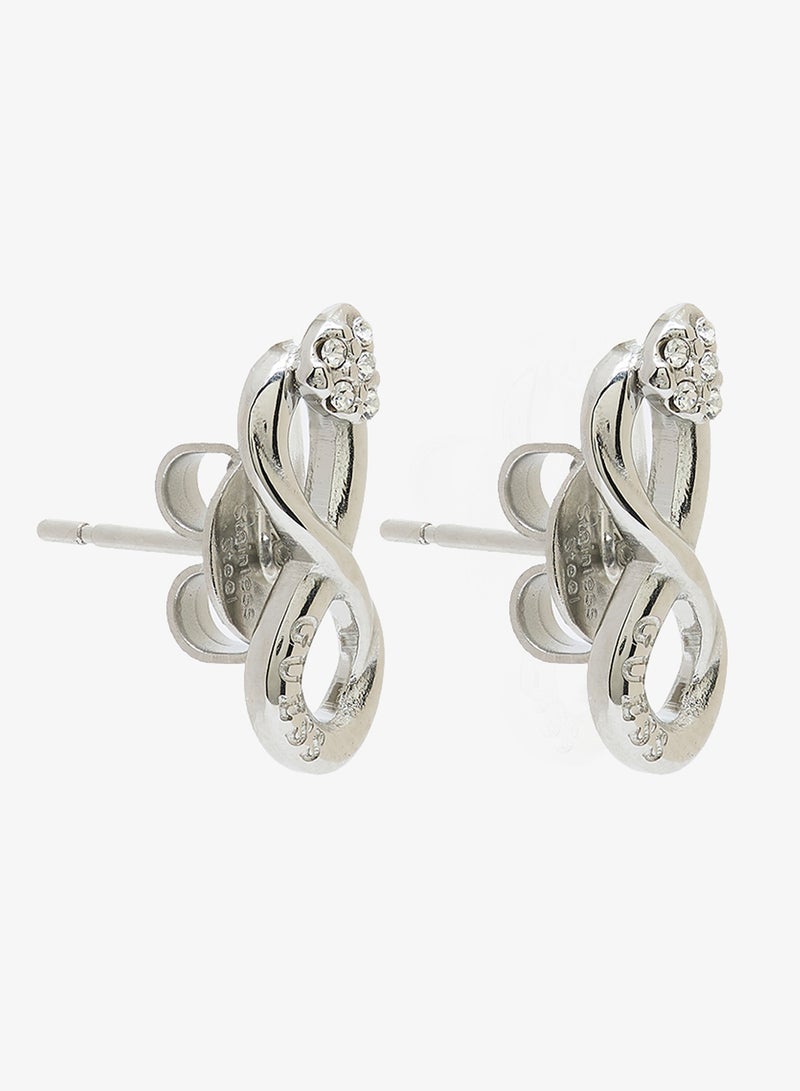 GUESS Infinity Stud Earrings - Image 1