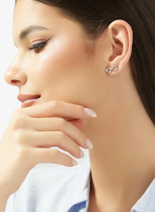 Guess  Infinity Stud Earrings for Women | Best Price UAE