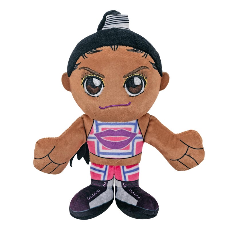 Bleacher Creatures WWE Diva Bianca Belair 8" Kuricha Plush - Soft Chibi Inspired Toy - Image 3