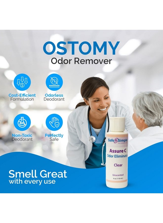 Safe n' Simple Safe n' Simple Assure C - Clear Lubricating Ostomy Pouch Deodorant - Colostomy Bag Odor Eliminator - Colostomy Deodorizer Lubricant - 8 Fluid Ounce Drops  - Image 2