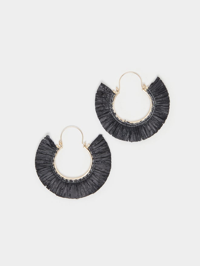 Styli Styli Tasseled Textured Boho Earrings  - Image 3