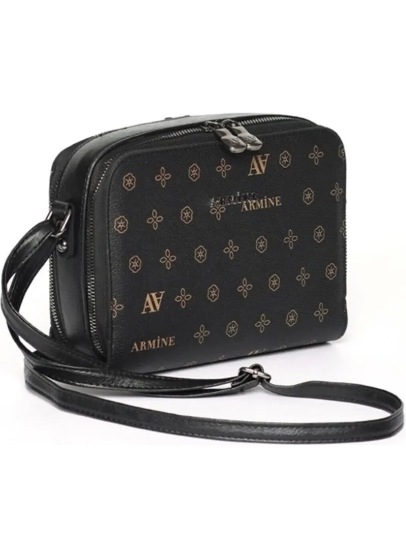 ARMINE Chacha Black Leather Bag