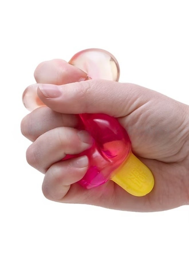Needoh Popsicle Squishy Toy - Stress Relief Fidget Toy, Soft TPR Sensory Squeeze Ball for Kids & Adults, Portable Anxiety Relief Popsicle - Image 2