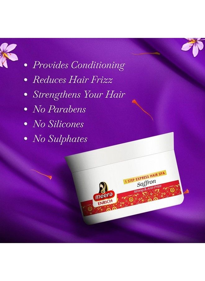 MEERA - Enrich 2 In 1 Shampoo & Hair Mask For Strong & Frizz Free Hair 1 Step Express Hair Spa Enriched With Kashmir'S Saffron 200Ml - Image 1