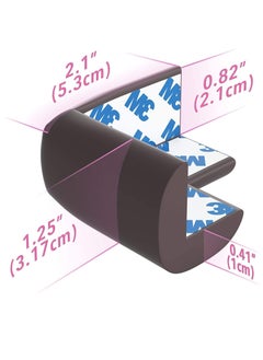 PAMEER Soft Baby Proofing Corner Guards & Edge Protectors Pre-Taped Table Corner Protector Child Safety Furniture Bumper Sharp Corner Cushions 8 Pack  - Image 4